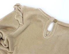 Lil Atelier nougat velour kjole